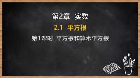 湘教版（2024）七年级下册（2024）平方根课文内容ppt课件