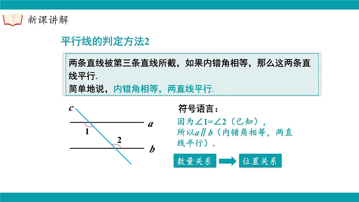 沪科版(2024)七年级下册数学10.2.4 平行线的判定方法2,3【课件】第8页