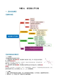 专题01 相交线与平行线-2024-2025学年七年级数学下册期中与期末考点+练习（含解析版）（人教版2024）