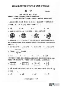 2025年山东省临沂市罗庄区中考一模数学试题（含答案）