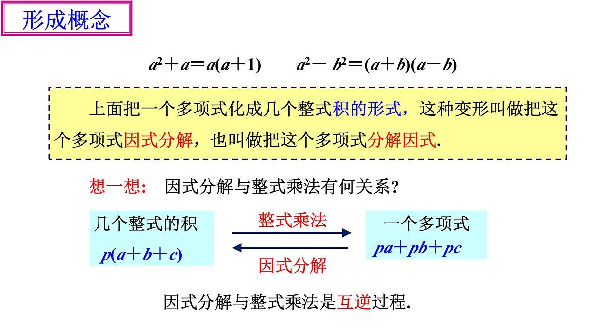 4.1《因式分解的意义》课件 浙教版数学七年级下册第4页