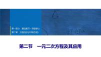 2025年中考数学总复习课件(山东省专用)08 第一部分 第二章 第二节 一元二次方程及其应用