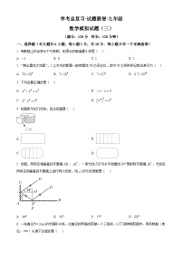 2025年江西省宜春市樟树第二中学中考一模数学试题（原卷版+解析版）（中考模拟）