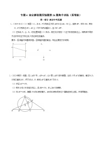 专题4 南京解答题压轴题第26题集中训练【备战中考 挑战满分】2025年南京市中考数学三轮复习题型对位训练（原卷版+解析版）