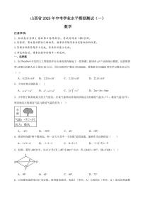 2025年山西中考模拟测试卷数学试卷含答案