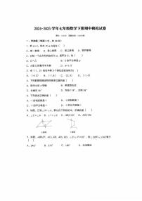 2024-2025学年七年级数学下册期中模拟试卷（含答案解析）