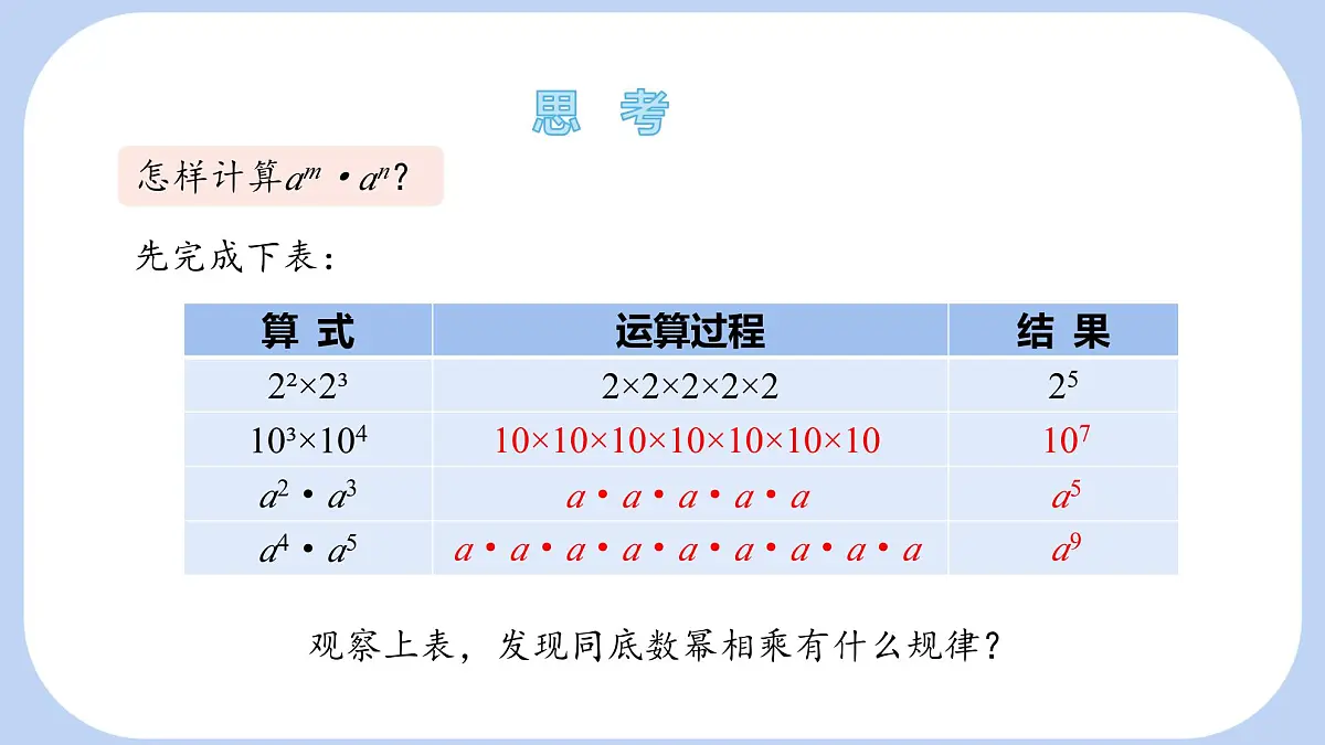 8.1 幂的运算 第1课时 课件 沪科版(2024)数学 七年级下册第6页