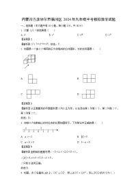 内蒙古巴彦淖尔市临河区2024年九年级中考模拟数学试卷（解析版）