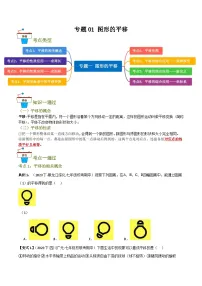 初中数学北师大版（2024）八年级下册图形的平移精品一课一练
