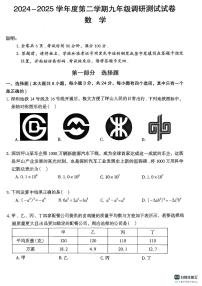 2025年深圳坪山区中考二模数学试卷（含答案）