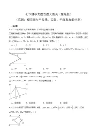 七下期中真题百题大通关（压轴版）-2024-2025学年七年级数学下学期期中考点大串讲+练习（人教版2024）