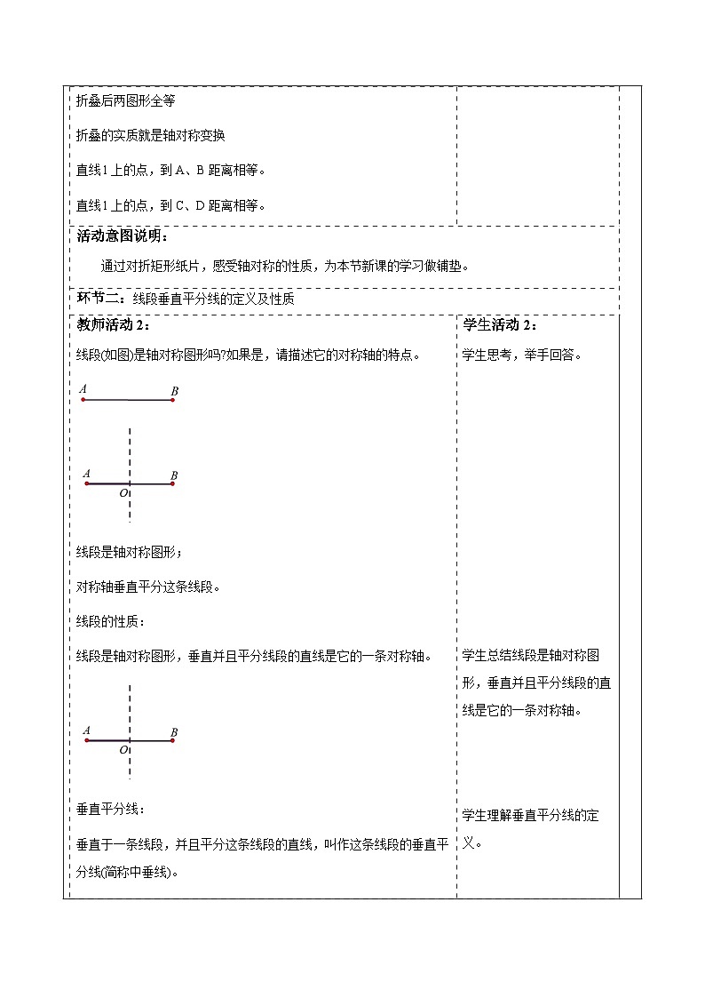 5.2.2线段垂直平分线的性质及画法 教案第2页