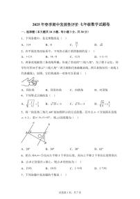 湖北省宜昌市宜都市七年级下学期4月期中考试数学检测试题（含答案）