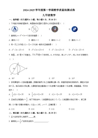江西省赣州市南康区2024-2025学年九年级上学期期末考试数学试题(原卷版+解析版)