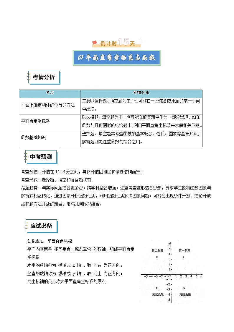 2025年中考考前冲刺攻略教案:数学(二)(解析版)第2页