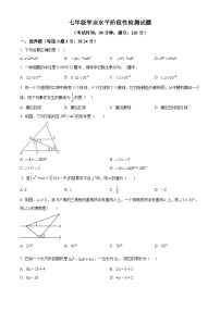 山东省青岛实验初级中学2024-2025学年七年级下学期3月月考数学试题（原卷版+解析版）
