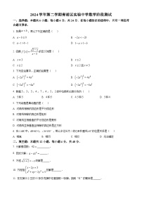 上海市青浦区实验中学2024-2025学年九年级下学期3月考数学试题(原卷版+解析版)