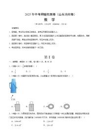 2025年中考押题预测卷：数学（山东济南卷）（考试版）