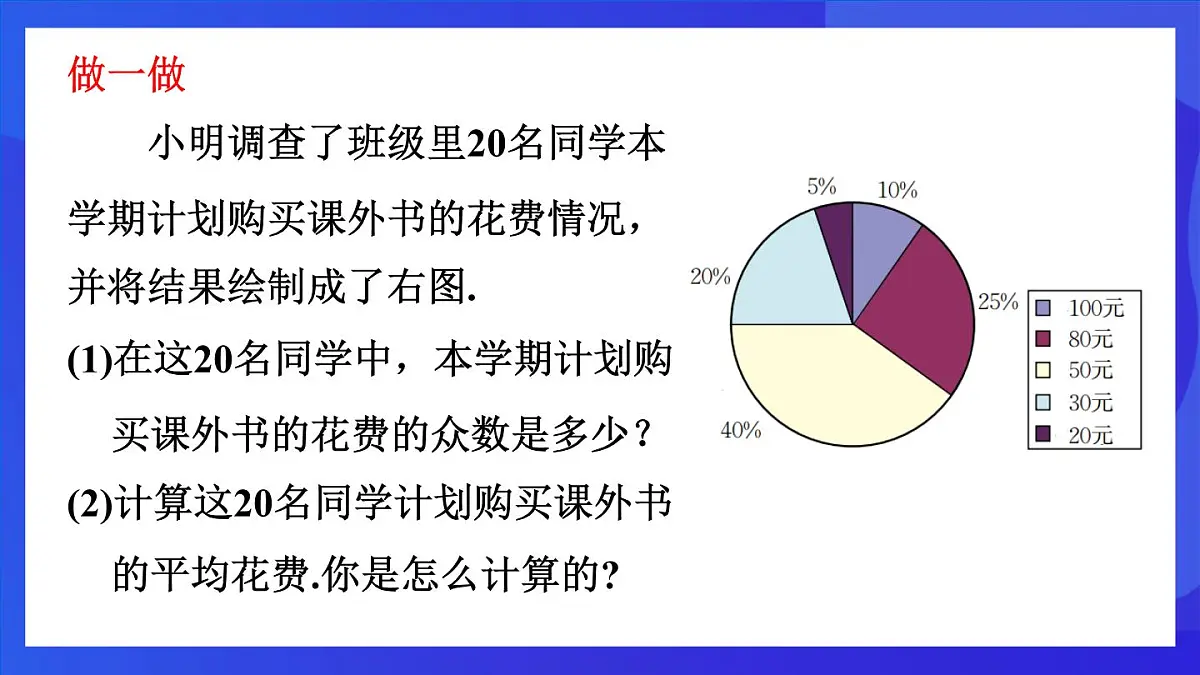 鲁教版(五四制)数学八上 3.3《中从统计图分析数据的集中趋势》课件第6页