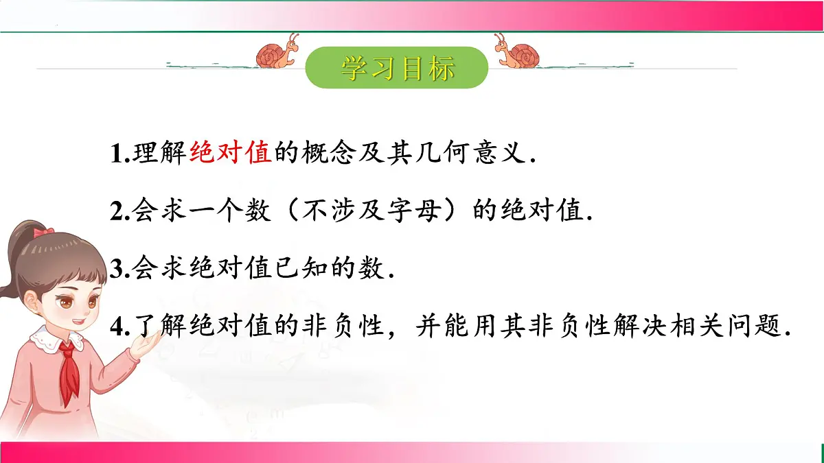 1.2.4 绝对值 课件2024—2025学年人教版七年级数学上册第2页