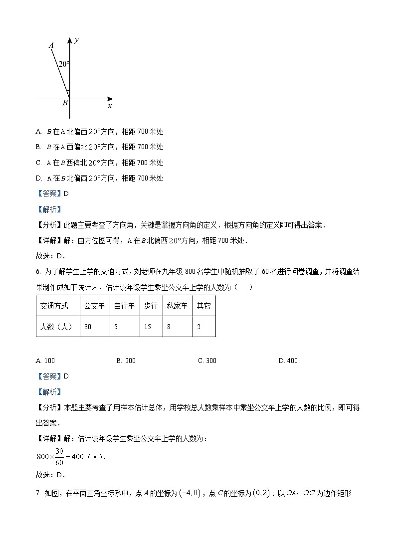 2025年河南省许昌市襄城县中考二模数学试题(解析版)第3页