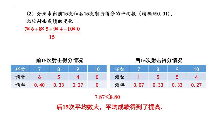 5.1频数与频率(同步课件)2025学年八年级数学下册同步精品课堂(湘教版)第8页