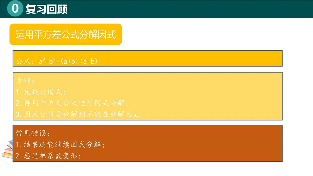 8.3.2运用完全平方公式分解因式(同步课件)-2024-2025学年七年级数学下册(北京版2024)第3页