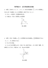 2025年中考数学一轮考点复习学案44 微专题 反比例函数综合题(含答案)