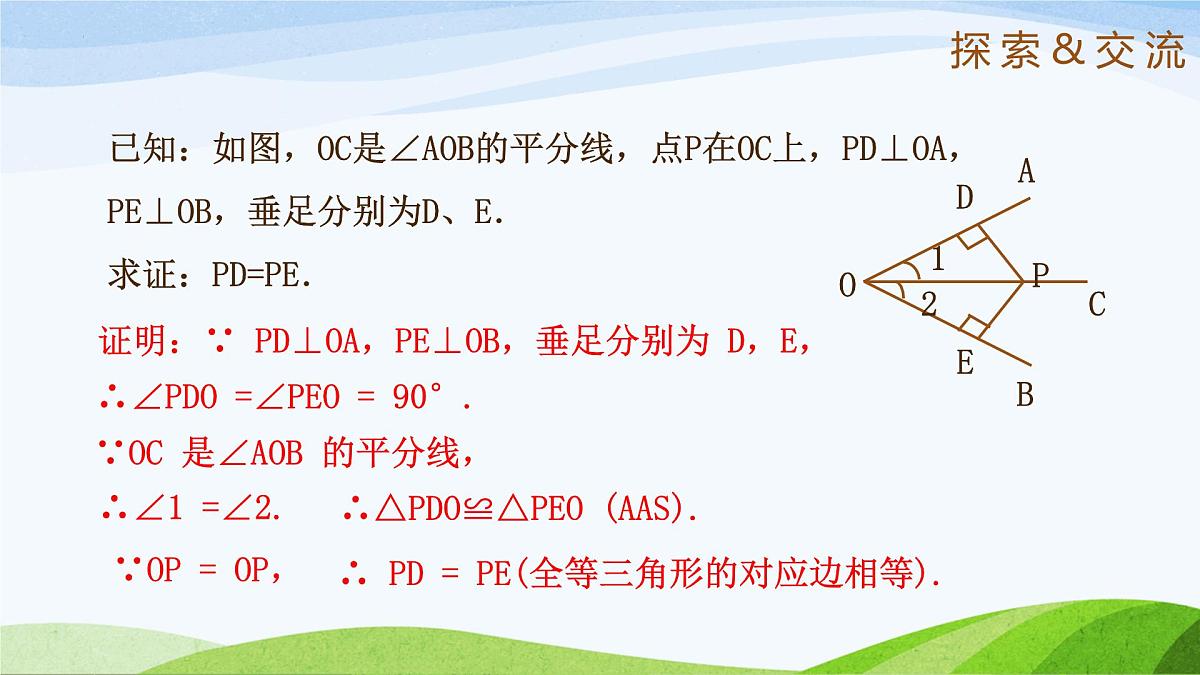 10.5.1 角平分线(同步课件)-2024-2025学年七年级数学下册(鲁教版五四制)第5页