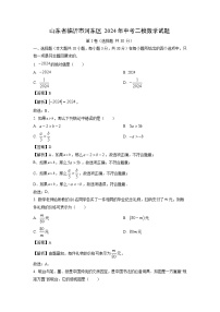 山东省临沂市河东区2024年中考二模数学试题（解析版）