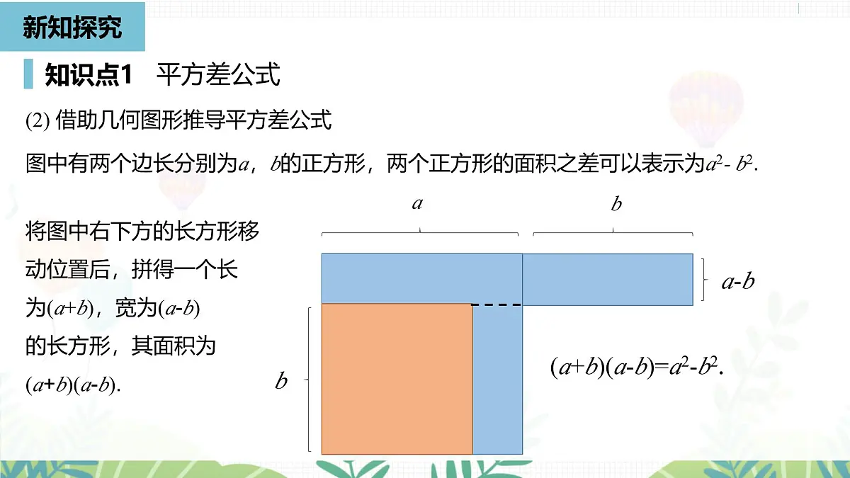 人教版数学2024八年级上册 第16章 乘法公式课时1 PPT课件第8页