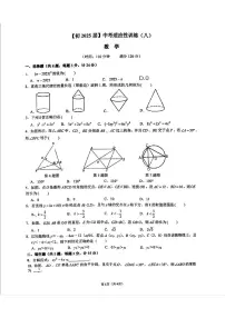 2025年陕西省西安国际港务区铁一中陆港初级中学中考适应性训练(八)数学试题(中考模拟)