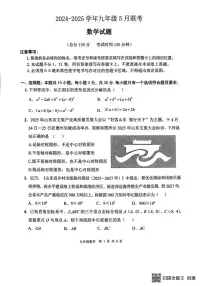 2025年山东省中考数学模拟试题(含答案)