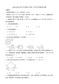 安徽省合肥市兴国实验学校2024-2025学年九年级下学期5月月考 数学试卷