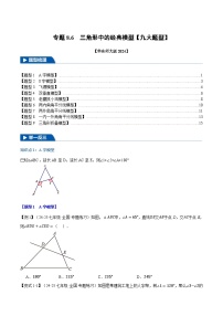 专题8.6 三角形中的经典模型【九大题型】-【新教材】2024-2025学年七年级数学下册举一反三系列（华东师大版2024）(原卷版+解析版)