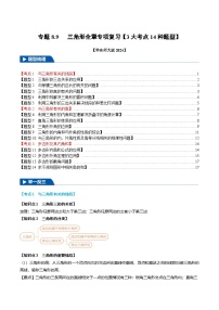 专题8.9 三角形全章专项复习【3大考点14种题型】-【新教材】2024-2025学年七年级数学下册举一反三系列（华东师大版2024）(原卷版+解析版)