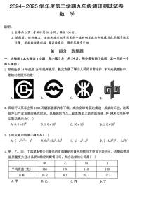 2025年深圳坪山区中考二模数学试卷