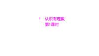 鲁教版（五四学制）（2024）六年级上册（2024）认识有理数课文内容课件ppt