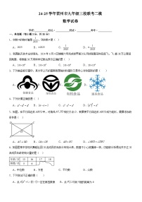 2025年广东省湛江市雷州市三校中考二模数学试题（中考模拟）