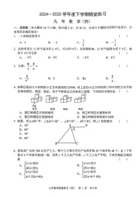 2025年辽宁省铁岭市调兵山市中考三模数学试题(中考模拟)