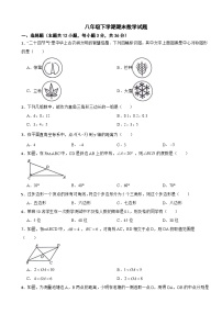 广西壮族自治区贵港市2025年八年级下学期期末数学试卷及答案