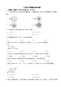 广西壮族自治区贵港市2025年八年级下学期期末数学试卷及答案