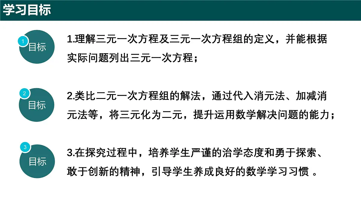 9.4 三元一次方程组(同步课件)-2024-2025学年六年级数学下册(沪教版五四制2024)第2页