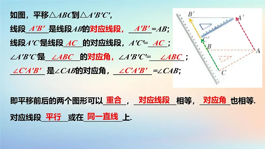 苏科版(2024)数学七年级下册 9.1 平移的概念-课件第7页