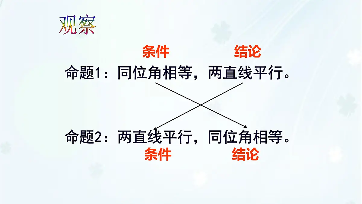 苏科版(2024)数学七年级下册 12.2互逆命题 -课件第5页