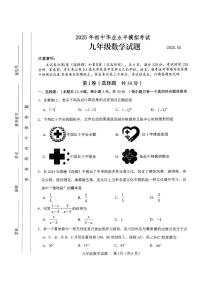 2025年山东省临沂市临沭县 九年级数学中考二模试卷（中考模拟）