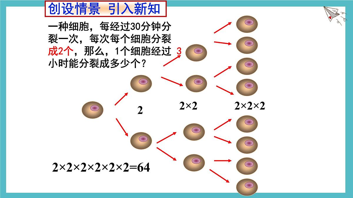 数学冀教版(2024)七年级上册 1.10有理数的乘方 课件第2页