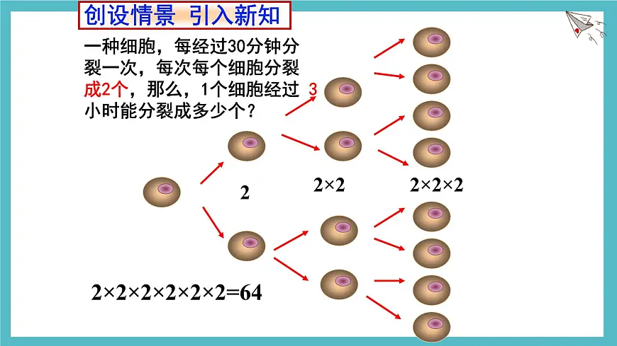 数学冀教版(2024)七年级上册 1.10有理数的乘方 课件第2页