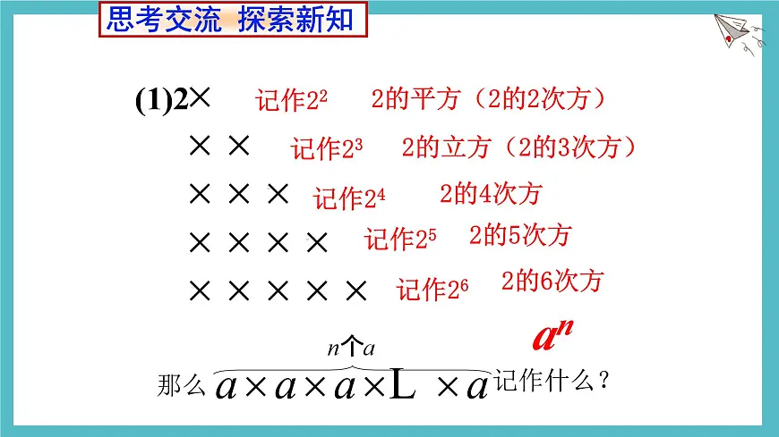 数学冀教版(2024)七年级上册 1.10有理数的乘方 课件第5页