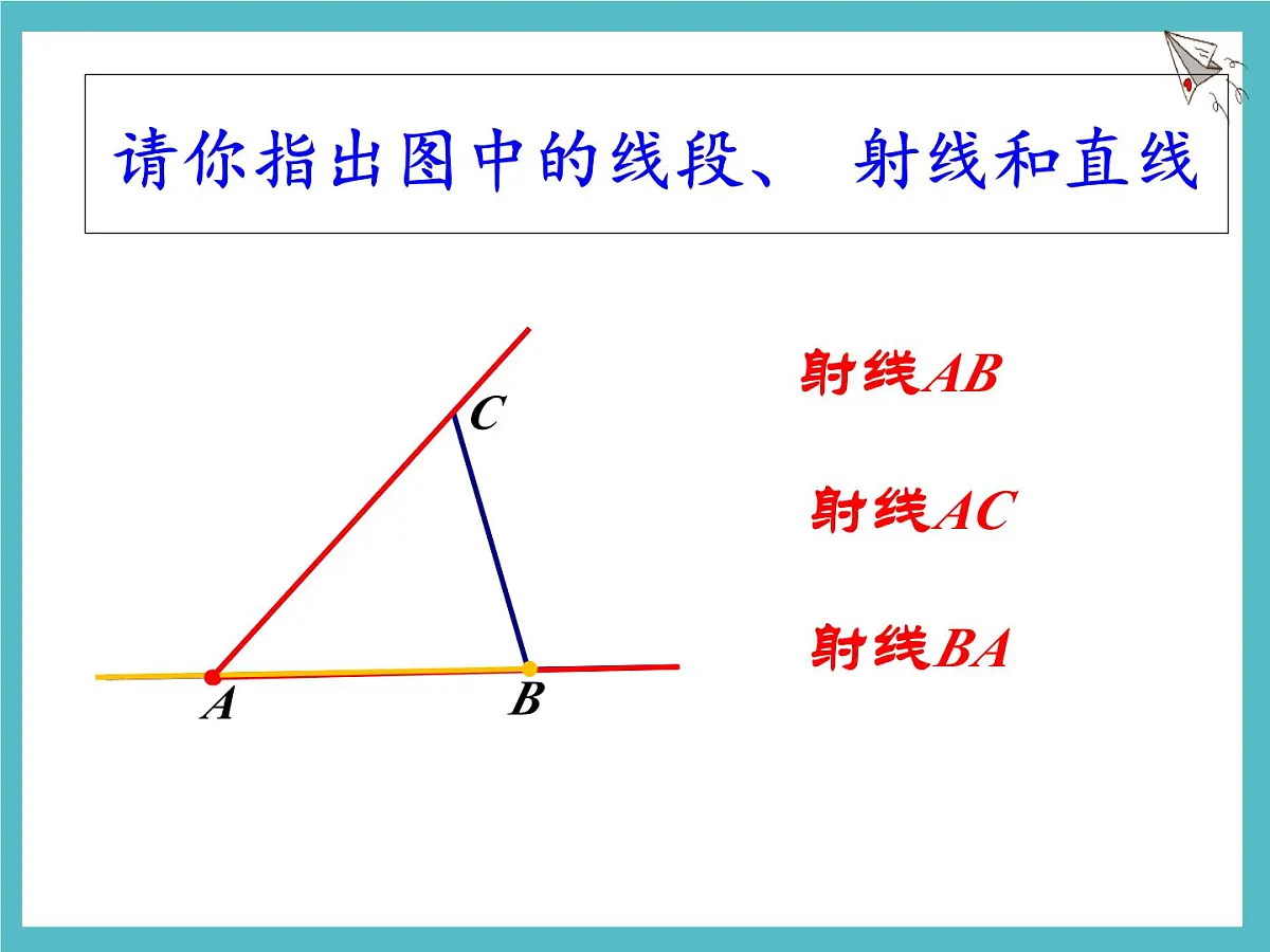 数学冀教版(2024)七年级上册 2.2 线段、射线、直线 课件第7页